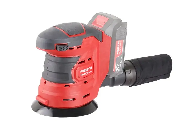Festa akkus excentercsiszoló, 20V, 125mm (akku és töltő nélkül) Vedd meg most