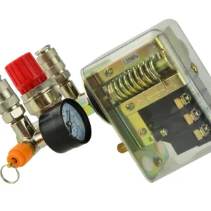 Geko nyomáskapcsoló, nyomásszabályzó szelep 2 órával, 400V Csak ma