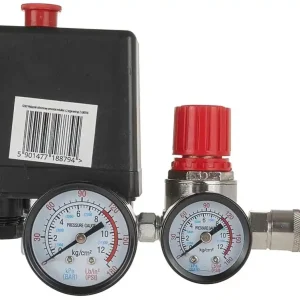 Újdonság Geko nyomásszabályozó 2 mérőórával, 12bar, 230V