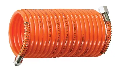 Alacsony ár ANI komplett pneumatikus spiráltömlő, nylon, narancs, 6-8mm, 15m