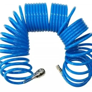 Népszerű AWTools pneumatikus spiráltömlő, 10bar, 1/4", 5x8mm, 20m