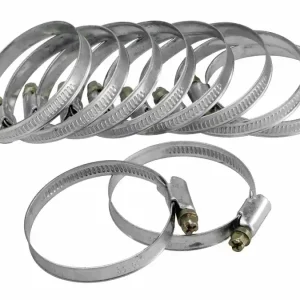 Csak ma Extol tömlőbilincs készlet, horganyzott, állítható, 50-70mm, 10 db