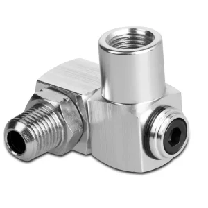 Prémium Aircraft levegős csatlakozó, elforgatható, menetes