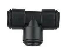 Autentikus ANI 35/B pneumatikus T csatlakozó, műanyag, 8mm