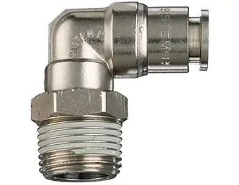 ANI 50/CG pneumatikus könyök csatlakozó, külső menetes, forgós, fém, 12mm-3/8" Korlátozott ajánlat