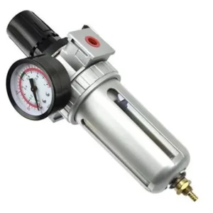 Olcsó Geko levegőszűrő nyomásmérővel, 3/8"