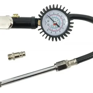 AWTools TY-20 keréknyomásmérő pisztoly, 33cm, 1/4", 0-15bar Vedd meg most