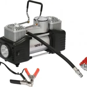 Vedd meg most Yato autós kompresszor, LED lámpával, 250W, 150PSI