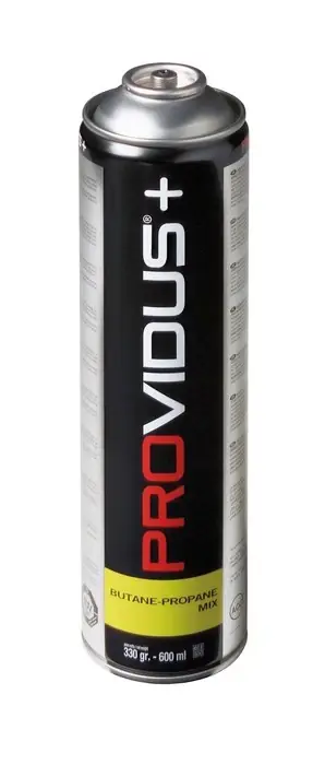 Biztonságos fizetés PROVIDUS Butane-Propane Mix gázpalack 330g 7/16˝ CGV330L