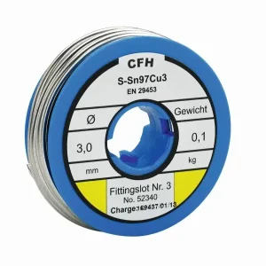 Fitting-forrasztóón WL340, 100g Pénzvisszafizetés