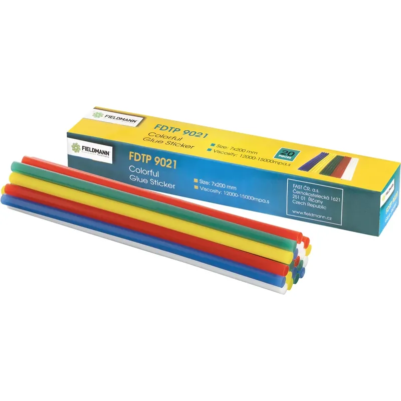 Fieldmann FDTP 9021 ragasztórúd, 20db, 5 szín Biztonságos fizetés
