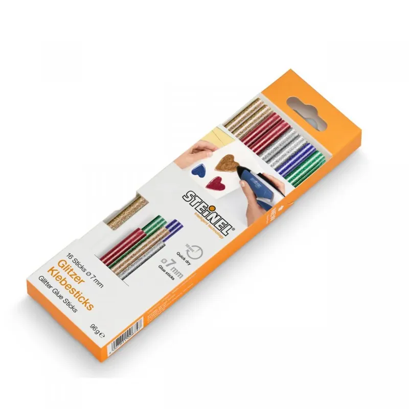 Steinel színes csillámos ragasztórúd, 7x150mm, 16db Legjobb ár