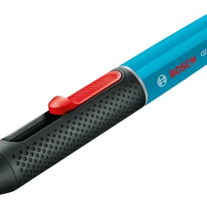 Alacsony ár Bosch Gluey akkus ragasztópisztoly, 2x1.2V, 150°C, kék (akkuval és töltővel)