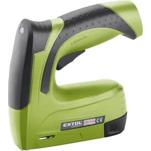 Extol akkus tűzőgép, 3,6V, 1300mAh, kapcsok:6-14mm, szegek:6-14mm Rendeld meg most