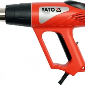 Yato Hőlégfúvó tartozékokkal, LCD kijelzővel 2000W, 550°C Prémium