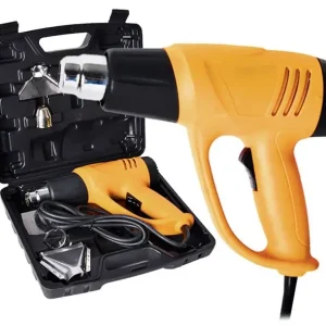 Legjobb ár Hoteche FXP801103 hőlégfúvó kofferben 4 fejjel, 2kW, 350-600C°