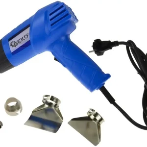 Geko hőlégfúvó, 2 fokozat, 2kW, 550°C, 4db fúvóka Expressz szállítás