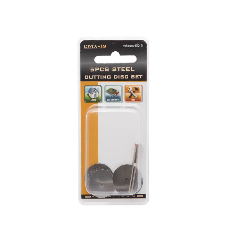 Eredeti Handy 10125-05 vágókorong szett panelfúróhoz, fém, 6db-os