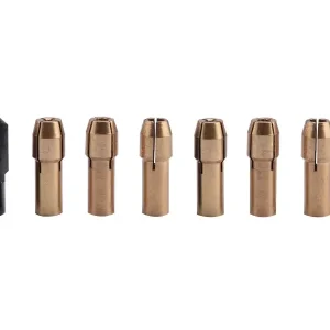 Rendeld meg most befogó tokmány klt., 8db, befogás: 1-1,6-2-2,3-3-2x3,2mm, M8x0,75mm, a 404120, 404121, 8892201 mini köszörűgéphez