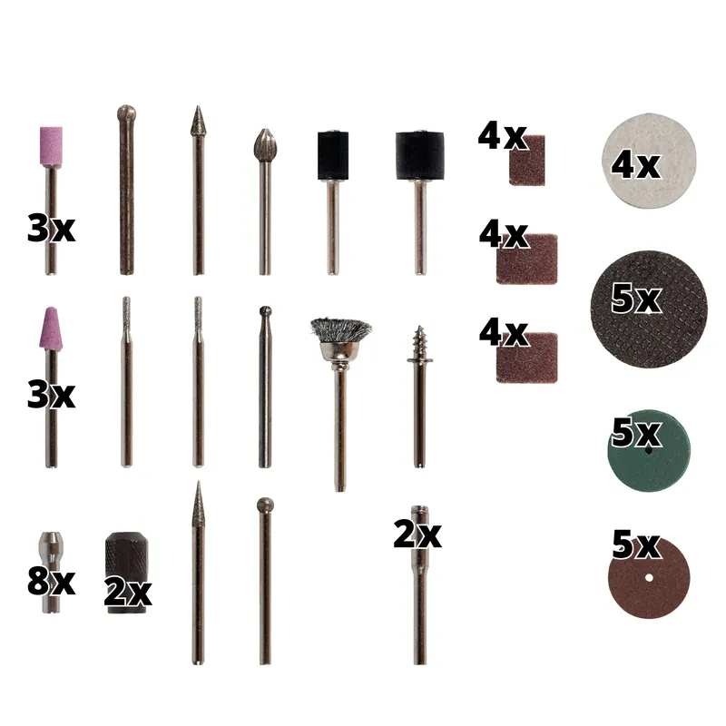 Einhell gravírozó tartozék készlet, 61 részes Gyors szállítás