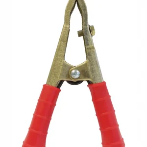 Eredeti Mastroweld bronz csipesz, piros markolattal, 300A