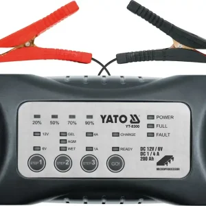 Yato Akkumulátor töltő 6-12V, 1-4A, 200Ah Vedd meg most