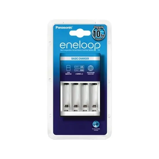 Panasonic akkumulátortöltő eneloop AA/AAA időzítővel Ingyenes szállítás