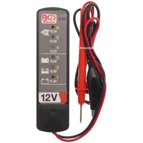 BGS-2189 Akkumulátor és töltő ellenörző műszer Ingyenes szállítás