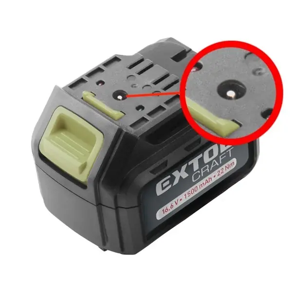 Extol pótakku 14,4V Li-ion, 402420 akkus fúró csavarozóhoz Újdonság