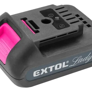 Csak ma Extol Lady tartalék akku a 402403 ütvefúró-csavarozóhoz, Li-ion, 12V, 2Ah
