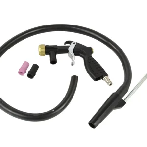 Alacsony ár Geko homokfúvó pisztoly fúvókákkal, 1/4", 4-8bar