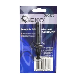 Kiárusítás Geko 1/2-20UNF tokmány általakító adapter, SDS plus