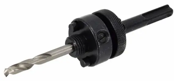 AWTools adapter körkivágókhoz előfúróval, SDS Plus, 32-200mm Pénzvisszafizetés