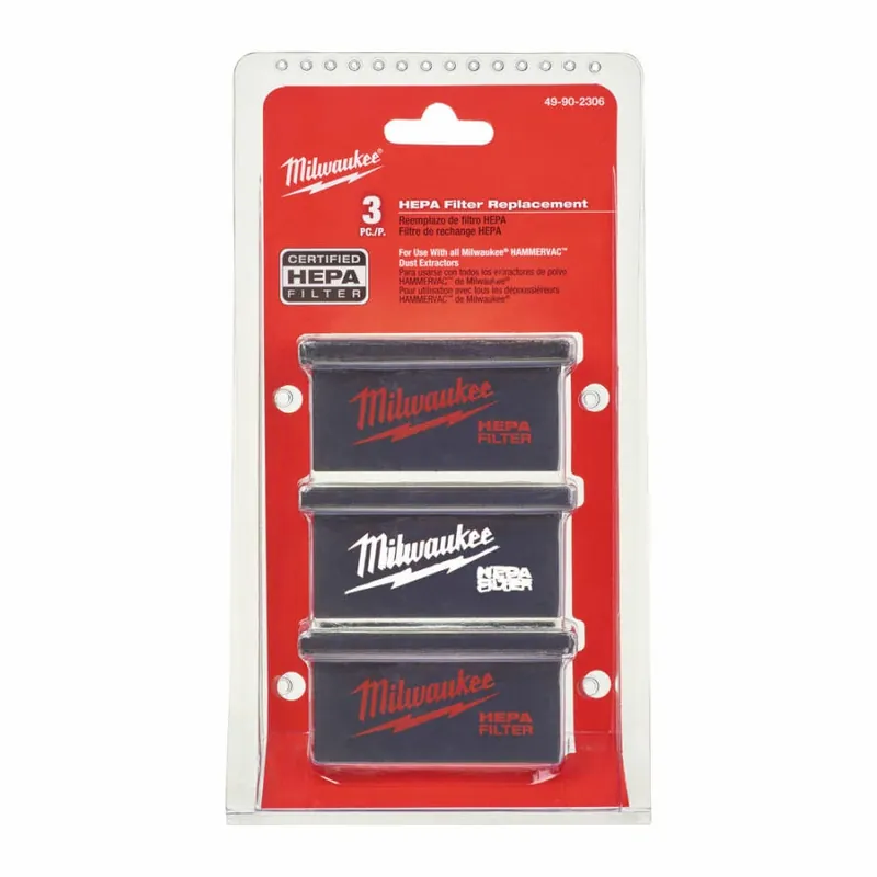 Milwaukee Szűrő M12 DE akkus porelszívóhoz 3db Eredeti