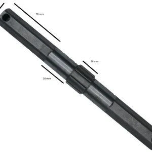 Újdonság Ruris kihajtás tengely rotációs kapához, 25.4cm