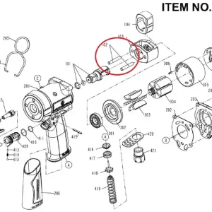 Jonnesway JAI-1014-102 kalapács szeg a JAI-1014 légkulcshoz Kedvezmény