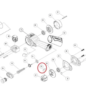 Kiváló minőség Jonnesway JAI-1024-23 rotorlapát a JAI-1024 légkulcshoz