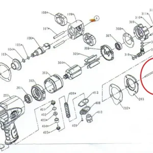 Jonnesway JAI-0924-204 alkatrész JAI-0924 légkulcshoz Expressz szállítás