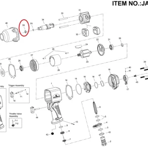 Jonnesway JAI-1114-36 csatlakozó rögzítő a JAI-1114 légkulcshoz Népszerű