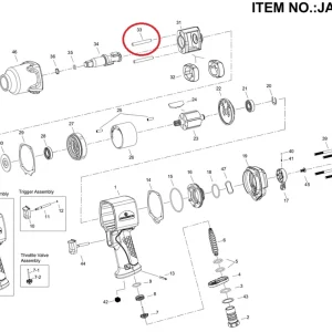 Jonnesway JAI-1114-33 kalapács szeg a JAI-1114 légkulcshoz Alacsony ár