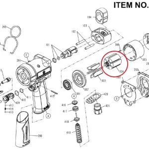 Jonnesway JAI-1014-304 forgórész a JAI-1014 légkulcshoz Eredeti