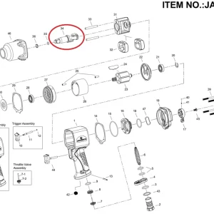 Akció Jonnesway JAI-1114-34 standard üllő a JAI-1114 légkulcshoz