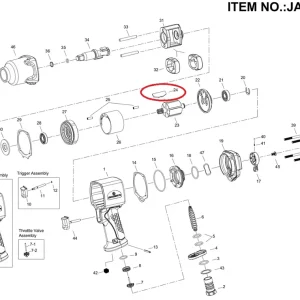 Jonnesway JAI-1114-24 rotorlapát a JAI-1114 légkulcshoz, 6db Alacsony ár