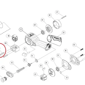 Jonnesway JAI-1024-08 kalapács szeg a JAI-1024 légkulcshoz Expressz szállítás