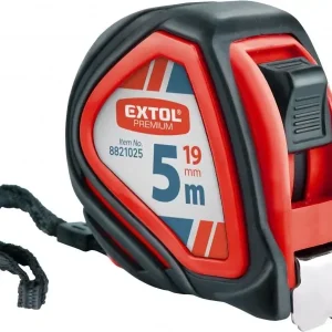 Extol gumírozott mérőszalag, 5mx19mm Akció