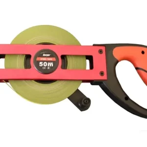 Eredeti BERGER mérőszalag, nyitott fém ház, acél szalag 30mx12,5mm