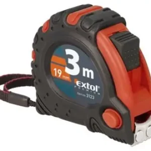 Extol mérőszalag, gumírozott, mágneses 3 stoppos, 3mx19mm Eredeti