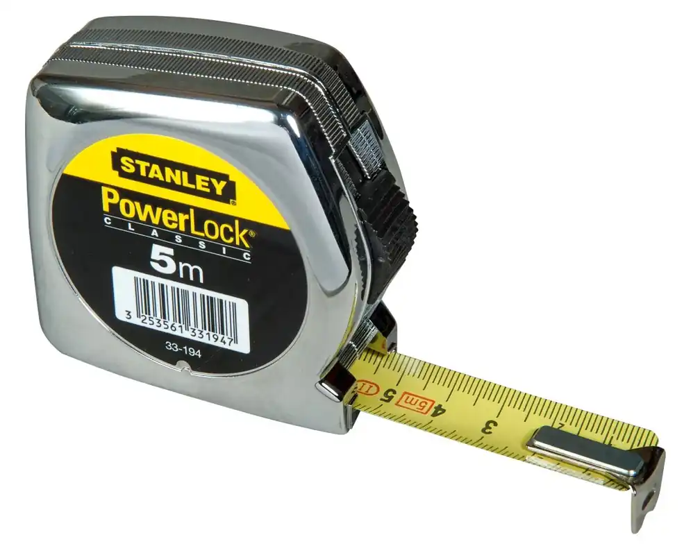 Kiváló minőség Stanley FatMax Powerlock ABS házas mérőszalag, 5mx19mm