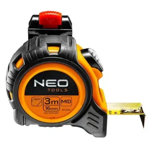 Neo Tools mérőszalag, acélházas, övcsattal, 25mmx8m Rendeld meg most