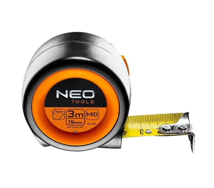 Csak ma Neo Tools mérőszalag, mágneses, automata, 19mmx3m